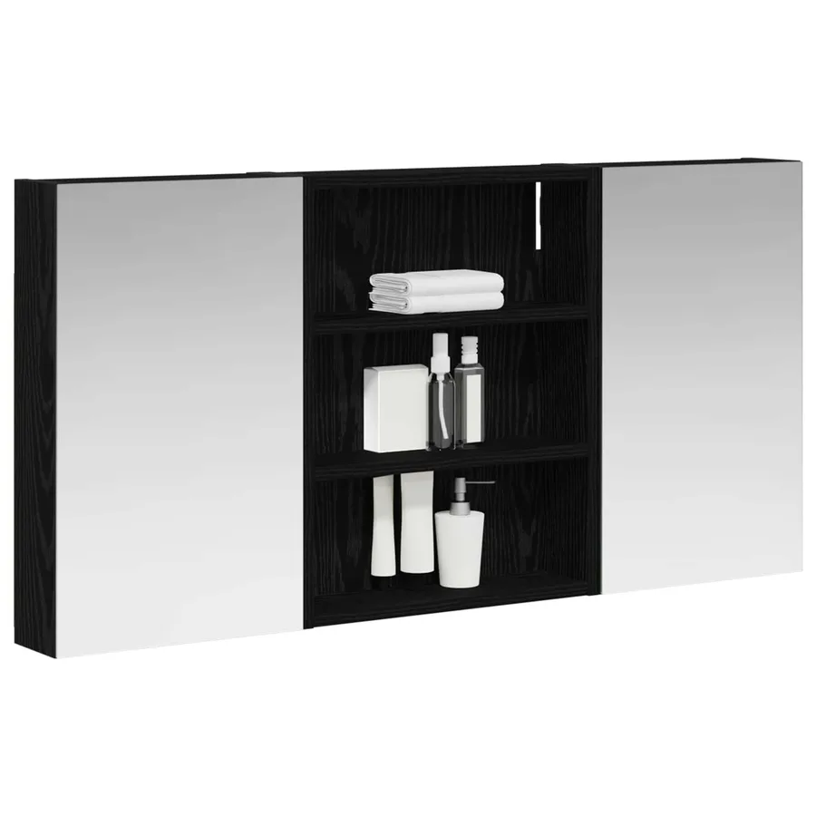Ensemble de Meubles de Salle de Bain 3 pcs 100 x 10,5 x 50 cm - 3