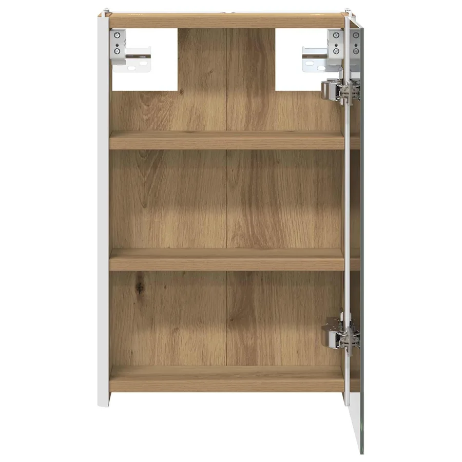 Armoire Miroir de Salle de Bain Chêne artisan 33 x 11,5 x 50 cm - 7