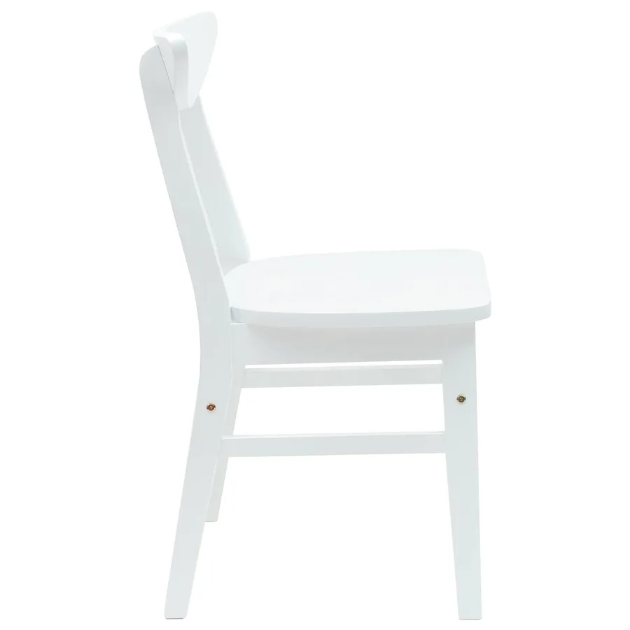 Chaises de salle à manger 2 pcs Blanc 42 x 47.5 x 81 cm - 6