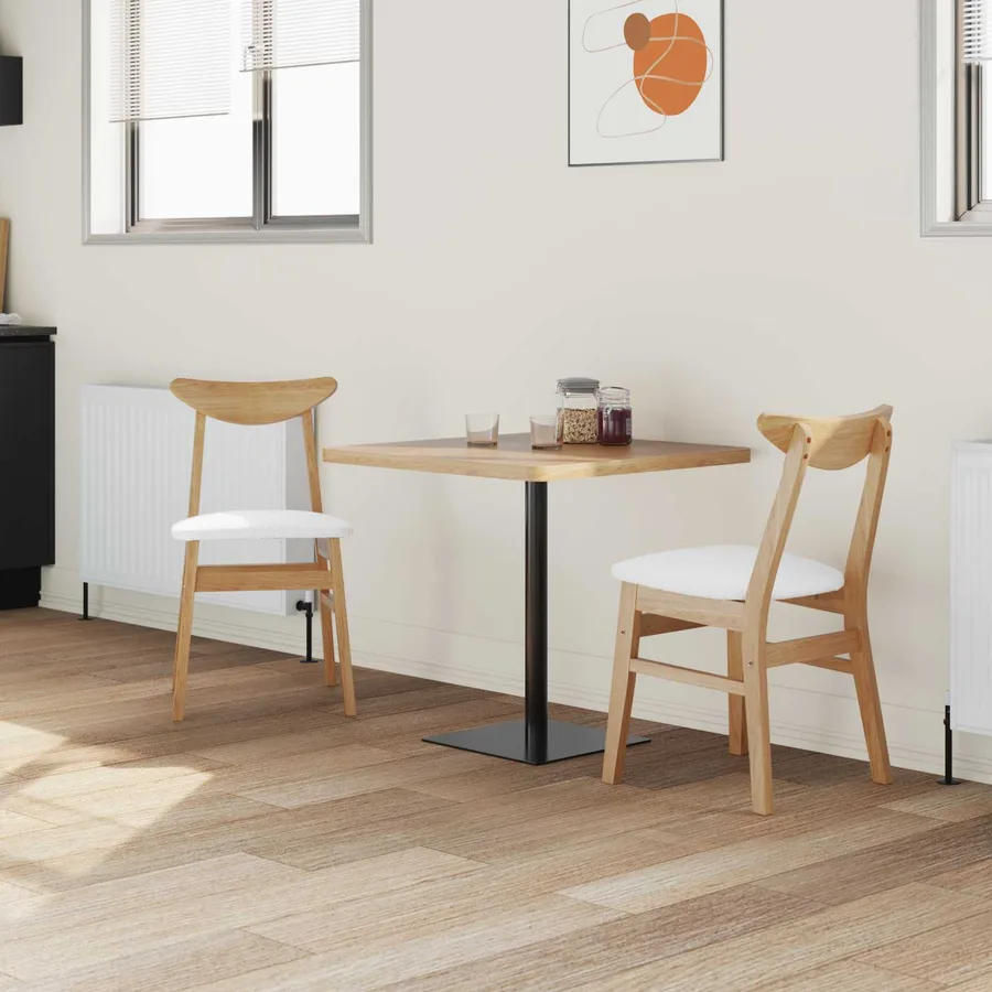 Chaises de salle à manger 2 pcs Naturel 42 x 47.5 x 81 cm - 3