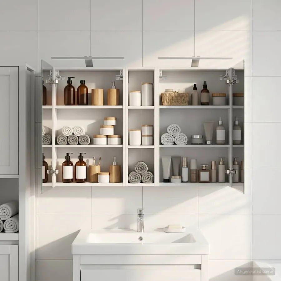 Ensemble de Meubles de Salle de Bain 3 pcs 120 x 14,5 x 70 cm
