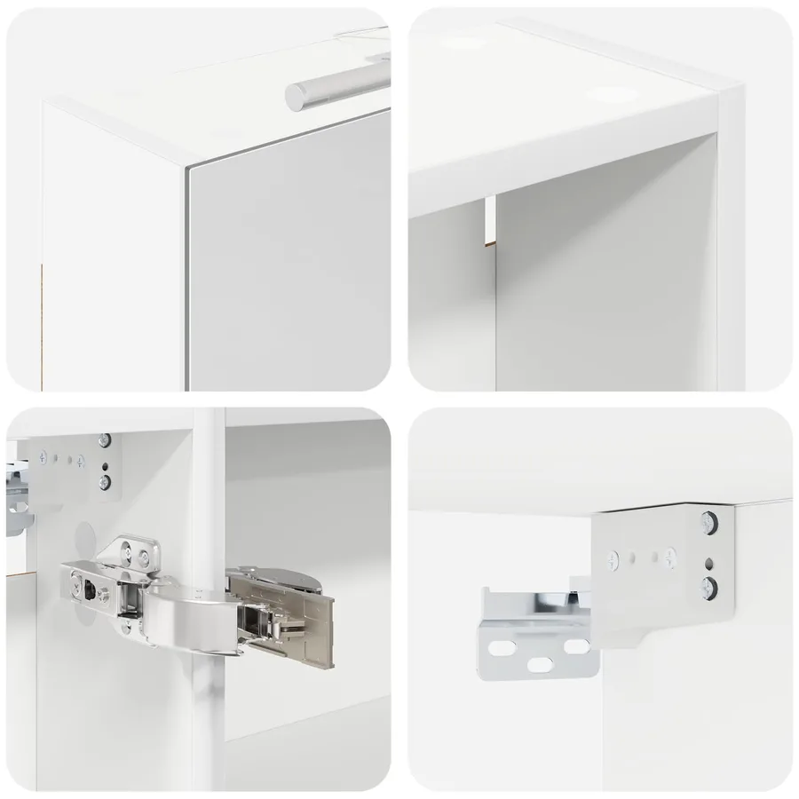 Ensemble de Meubles de Salle de Bain 3 pcs 120 x 14,5 x 70 cm - 10