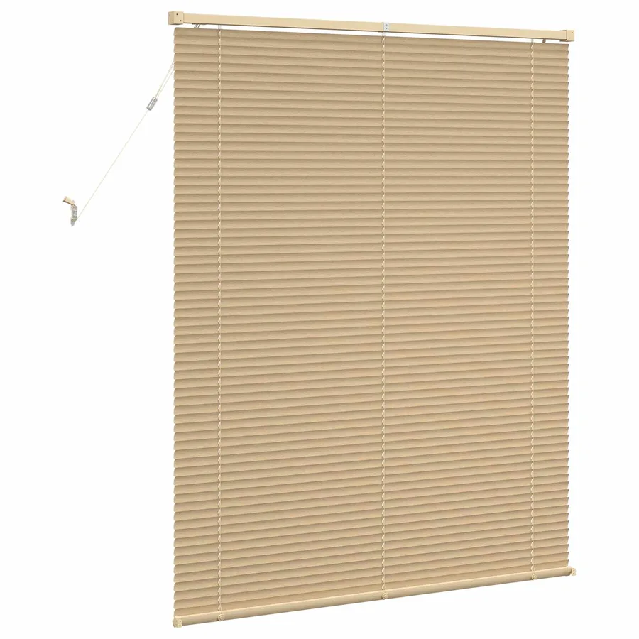 Store Vénitien Marron clair avec motif 150 x 120 cm 25 mm PVC - 6
