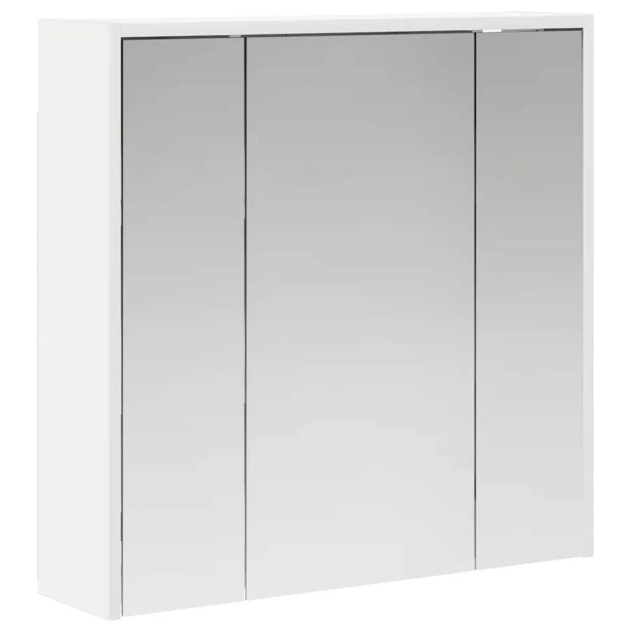 Armoire Miroir de Salle de Bain Blanc 63,5 x 16 x 62,5 cm - 2