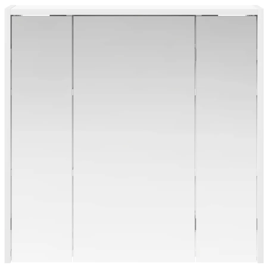 Armoire Miroir de Salle de Bain Blanc 63,5 x 16 x 62,5 cm - 5