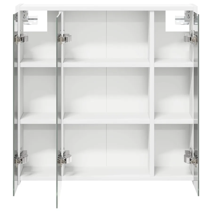 Armoire Miroir de Salle de Bain Blanc 63,5 x 16 x 62,5 cm - 6