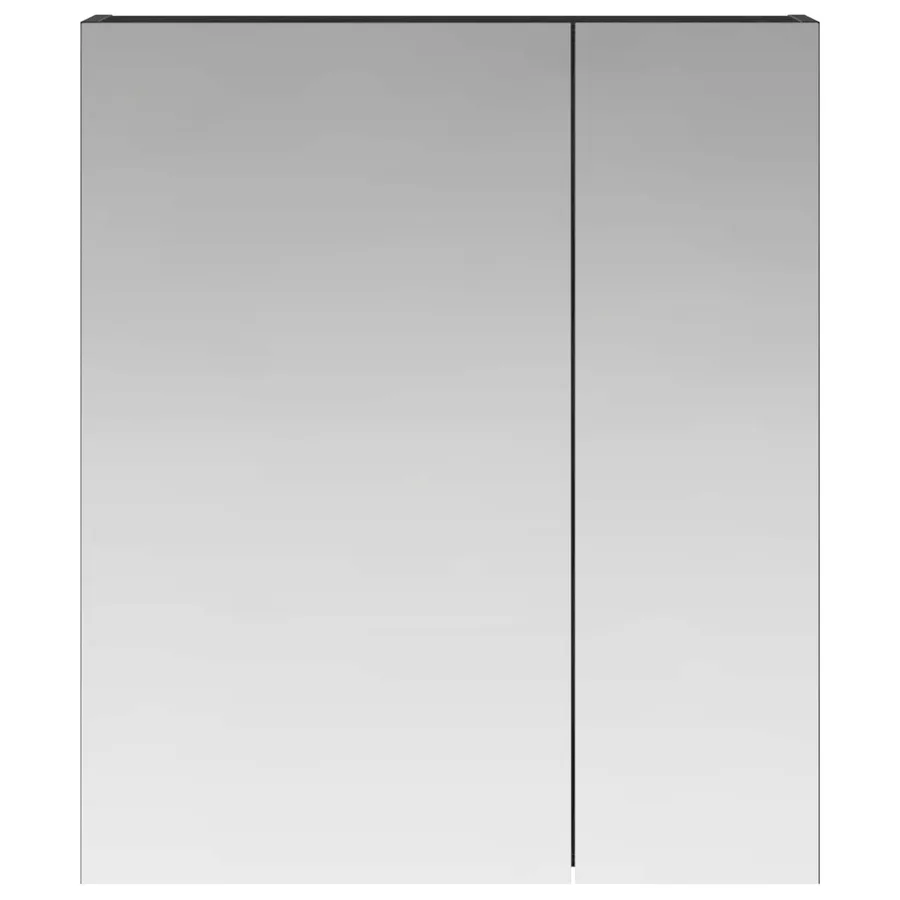 Armoire Miroir de Salle de Bain Chêne noir 60 x 14,5 x 70 cm - 5