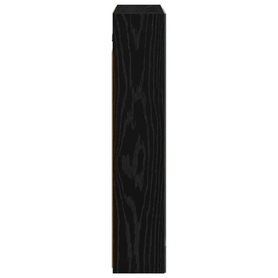 Armoire Miroir de Salle de Bain Chêne noir 60 x 14,5 x 70 cm - 7
