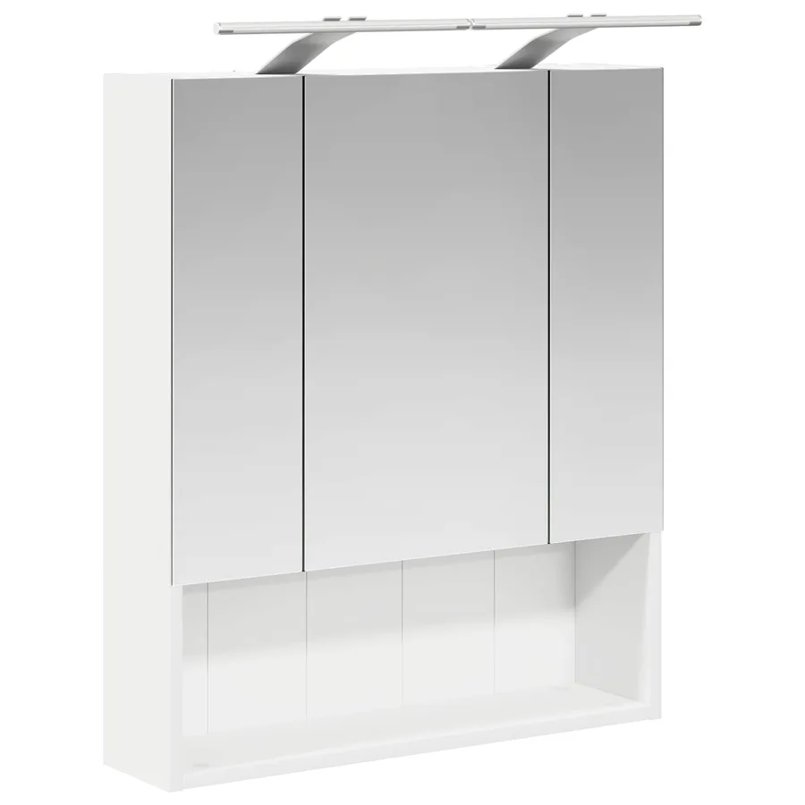 Armoire Miroir de Salle de Bain Blanc 60 x 14.5 x 70 cm - 5