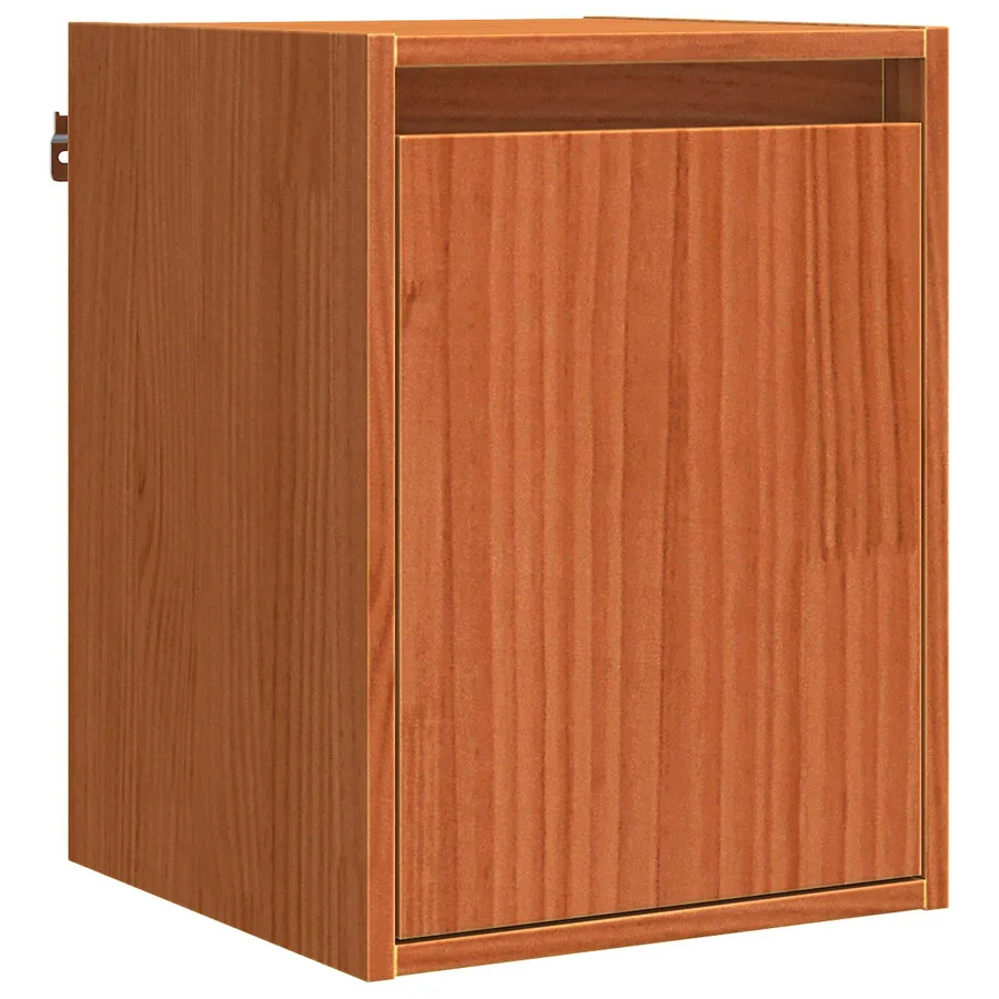 Meuble mural Cire marron 30 x 30 x 40 cm Bois de pin massif - 2