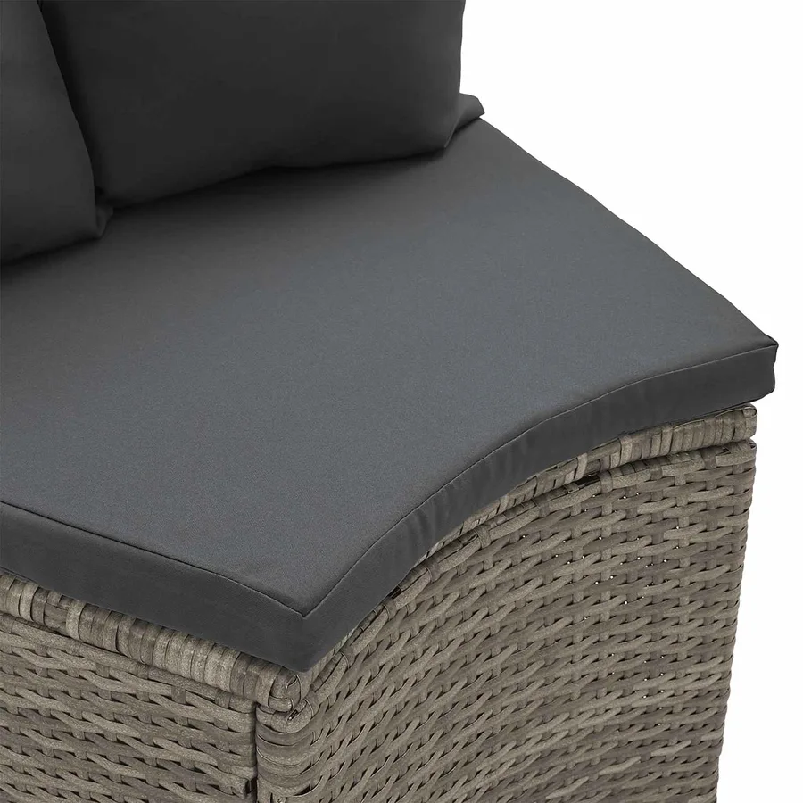 Ensemble de Canapés 2 pcs Gris - 5