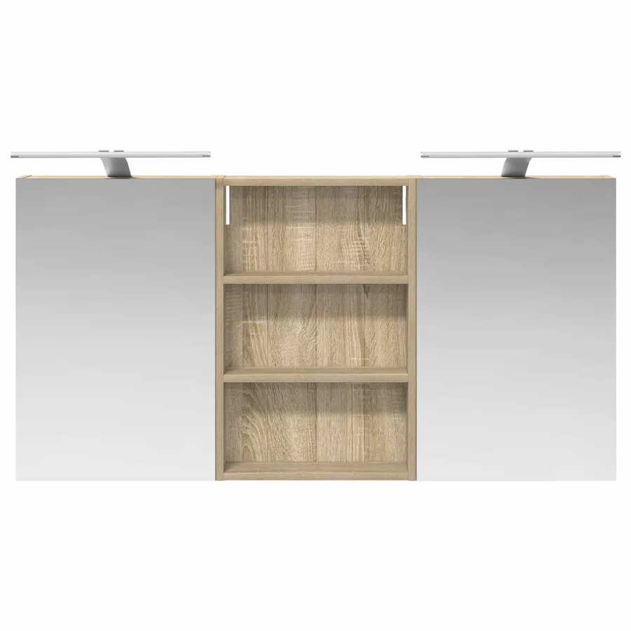 Ensemble de Meubles de Salle de Bain 3 pcs 120 x 10,5 x 60,5 cm - 6