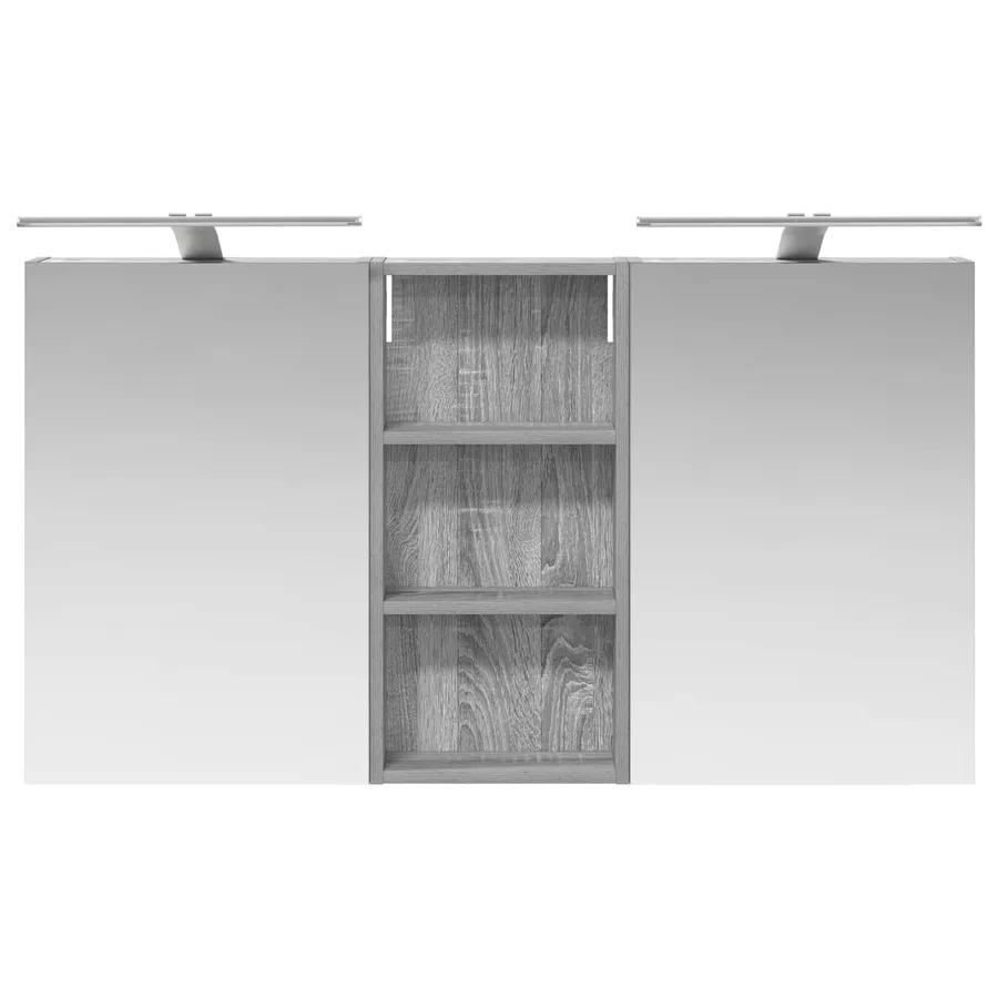 Ensemble de Meubles de Salle de Bain 3 pcs 110 x 10,5 x 60,5 cm - 6