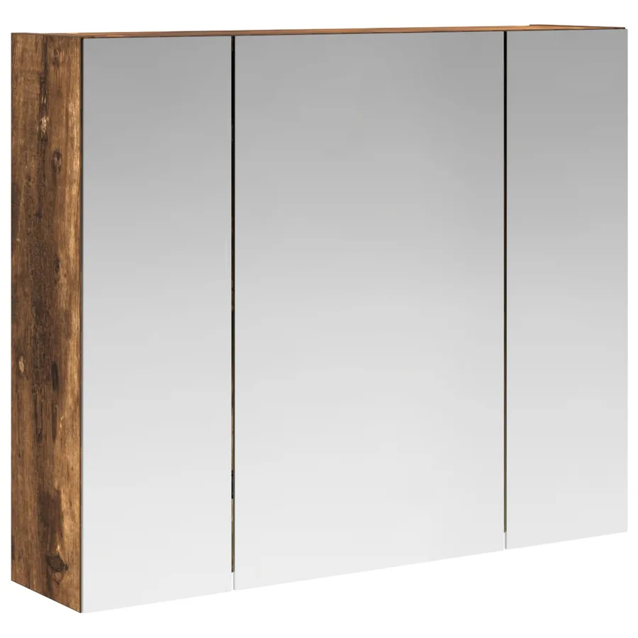 Armoire Miroir de Salle de Bain Chêne fumé 60 x 14,5 x 50 cm - 2