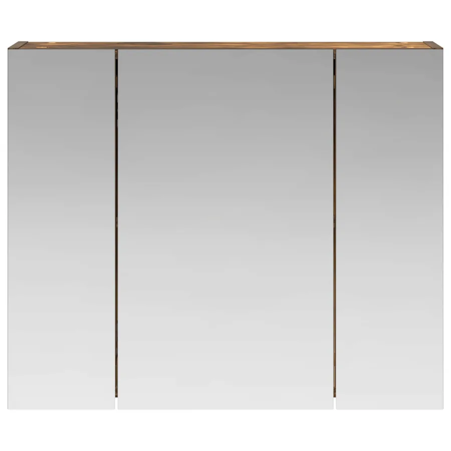 Armoire Miroir de Salle de Bain Chêne fumé 60 x 14,5 x 50 cm - 5