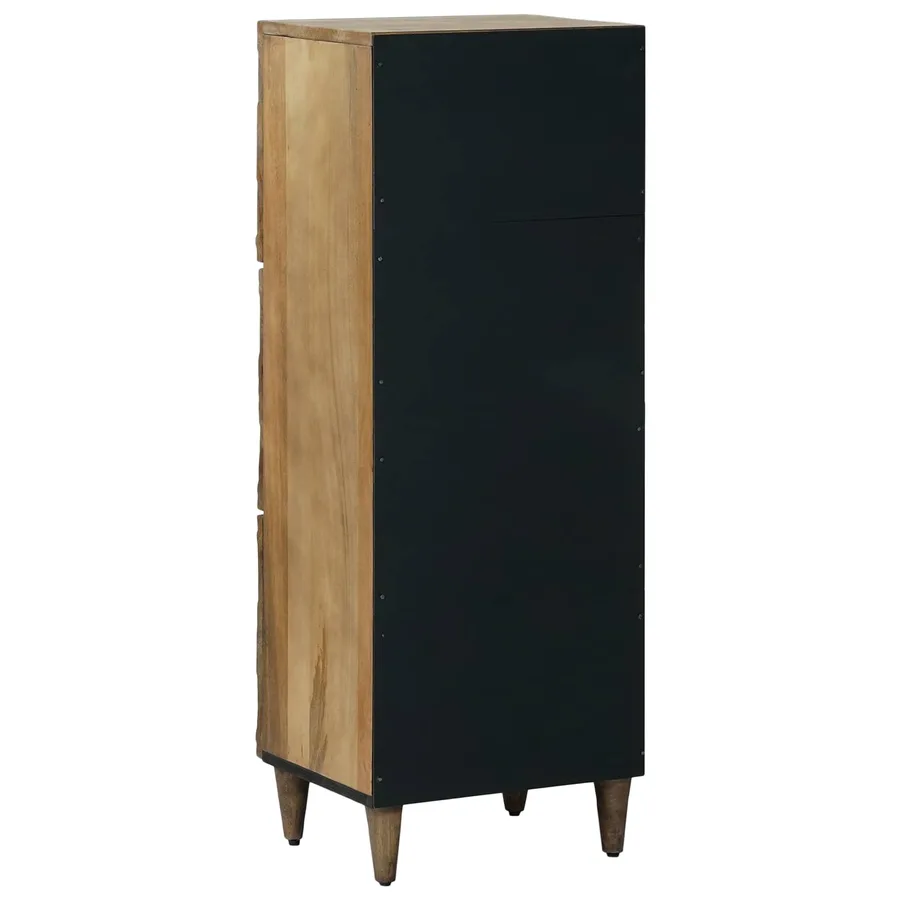 Buffet Haut Marron 40 x 33,5 x 110 cm Bois de mangue massif - 5