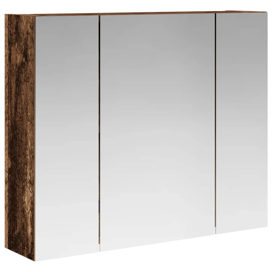 Armoire Miroir de Salle de Bain Bois ancien 60 x 14,5 x 50 cm - 2