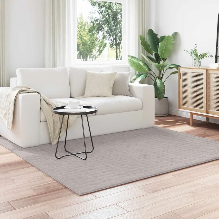 Tapis de surface Carré SIROLO Sable 200 x 200 cm Polyester