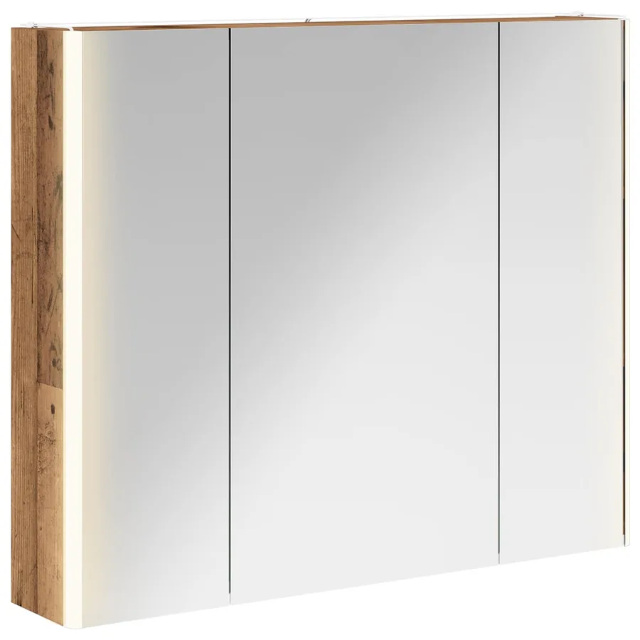 Armoire Miroir de Salle de Bain Bois ancien 83,5 x 15,5 x 70 cm - 2