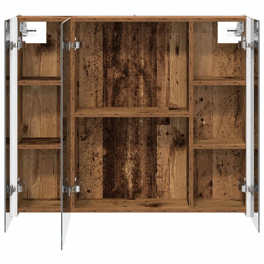 Armoire Miroir de Salle de Bain Bois ancien 83,5 x 15,5 x 70 cm - 7