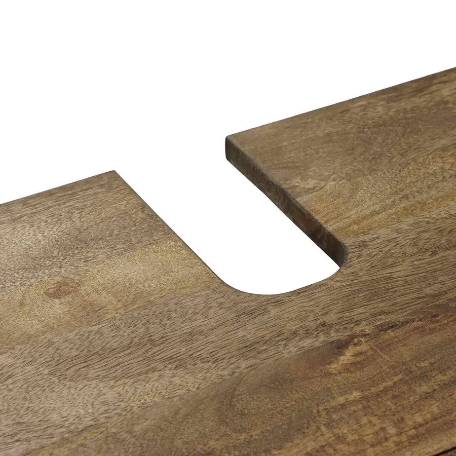 Ensemble de mobilier de salle de bain avec tiroir 4 pcs Marron - 10