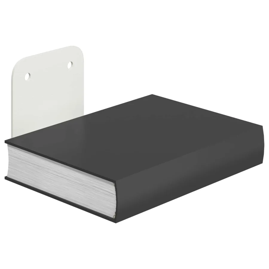 Étagère flottante avec étagère 4 pcs Blanc 6 x 10,8 x 6,6 cm - 3