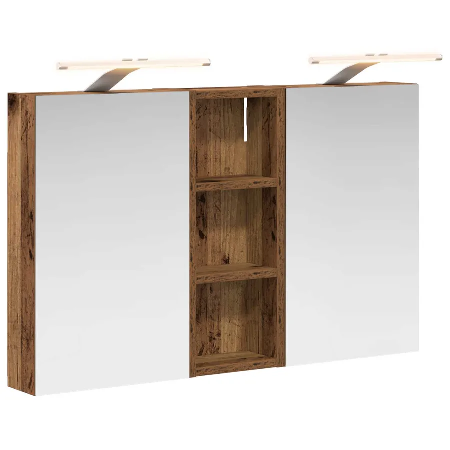 Ensemble de Meubles de Salle de Bain 3 pcs 80 x 10,5 x 50 cm - 2