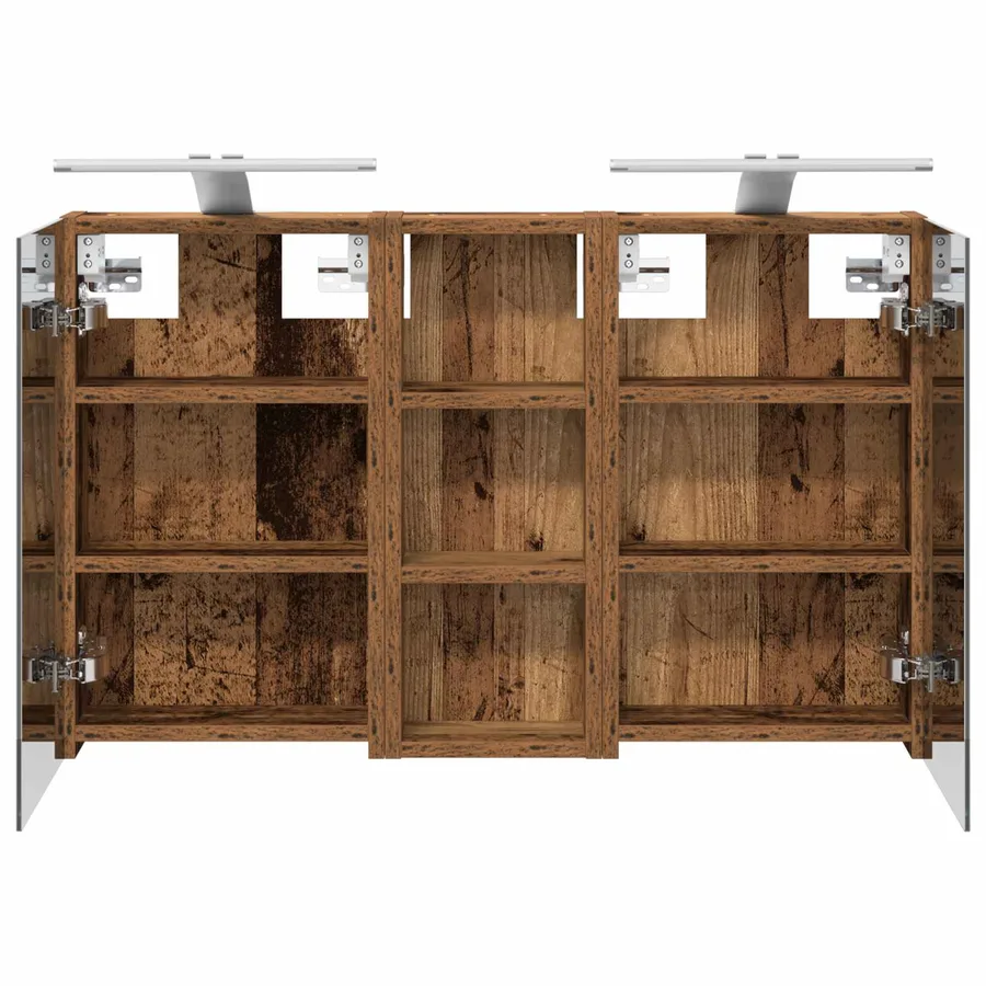 Ensemble de Meubles de Salle de Bain 3 pcs 80 x 10,5 x 50 cm - 7