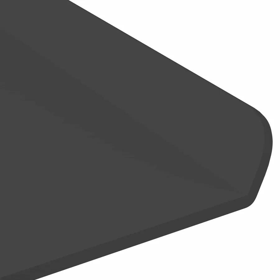 Étagère flottante 2 pcs Noir 100 x 18 x 2,5 cm Acier - 9
