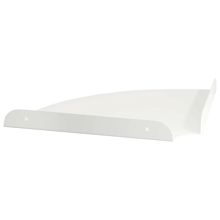 Étagère flottante avec étagère 2 pcs Blanc 24 x 24 x 2 cm - 7