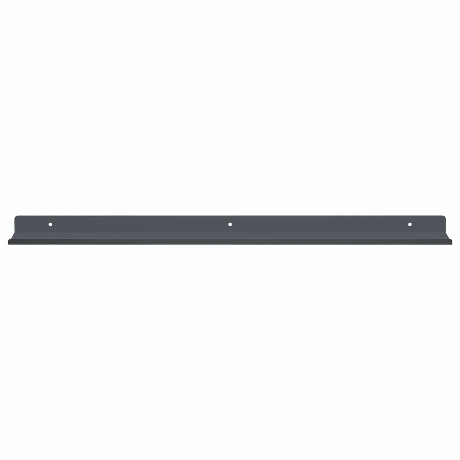 Étagère flottante 2 pcs Anthracite 60 x 8,5 x 2,5 cm Acier - 5