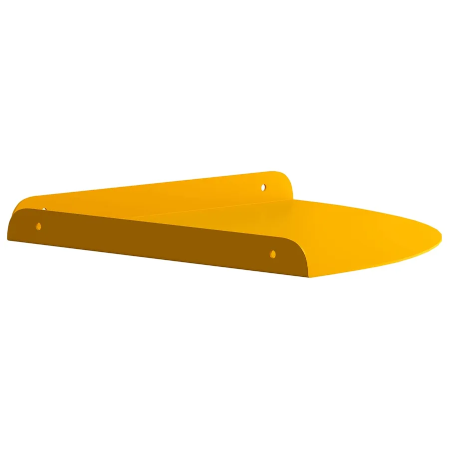 Étagère flottante 4 pcs Jaune moutarde 30 x 30 x 2 cm - 6