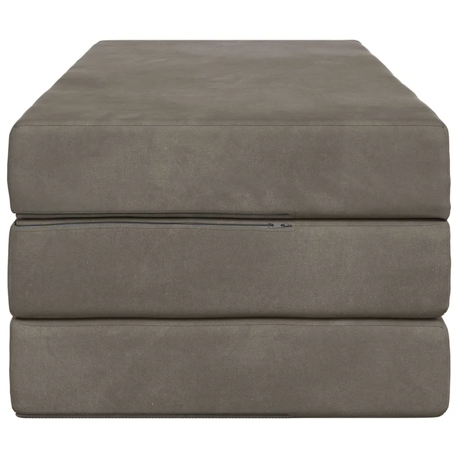 Canapé-lit pliable 160 x 67 x 45 cm Gris clair - 4