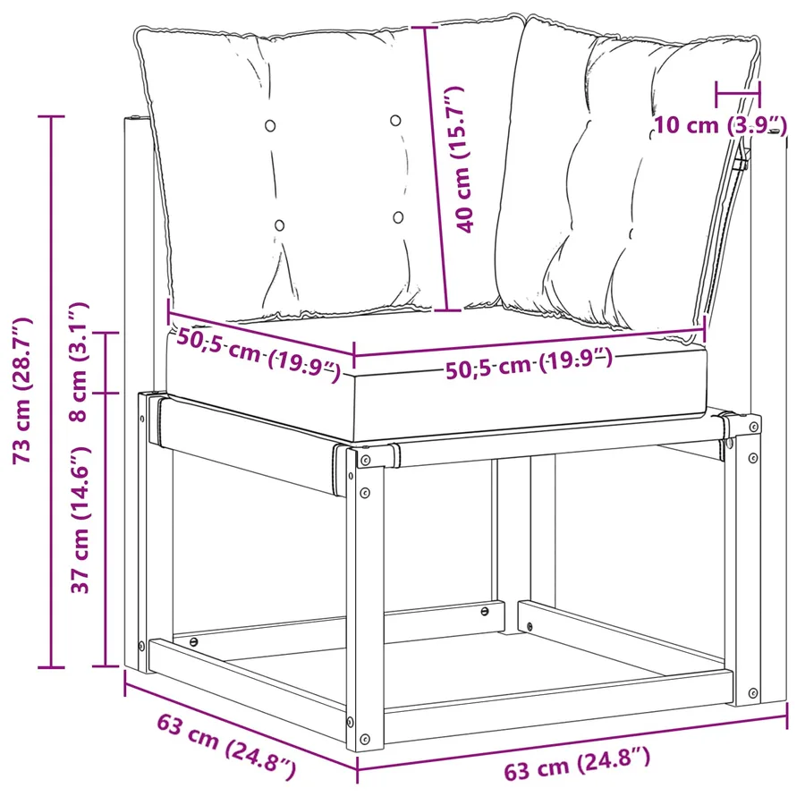 Canapé d'angle extérieur - 12