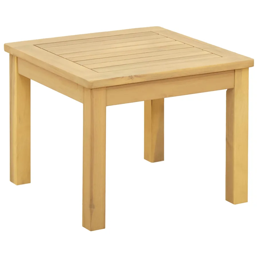 Table basse Acacia clair 45 x 45 x 36 cm Bois d'Acacia Massif