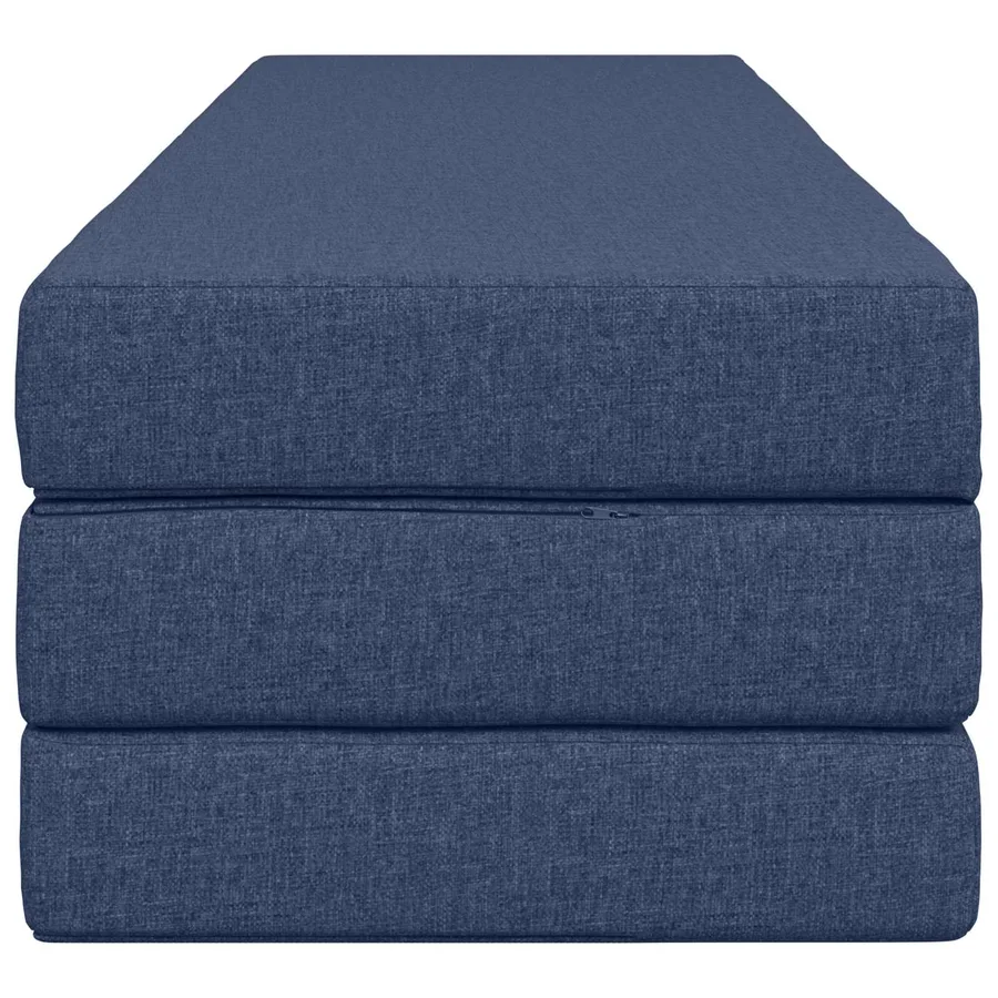 Canapé-lit pliable 200 x 67 x 45 cm Bleu - 4