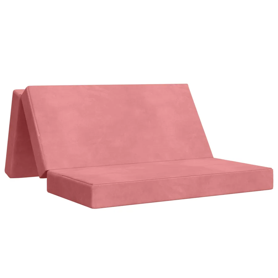 Canapé-lit pliable 160 x 67 x 45 cm Rose - 2