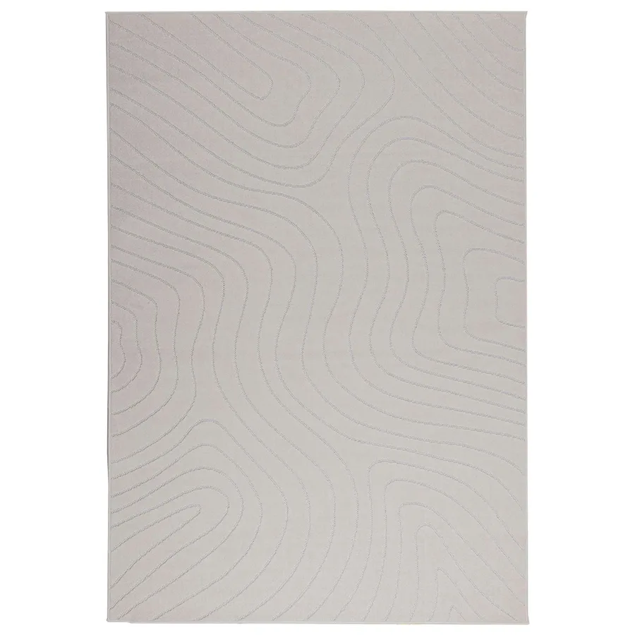 Tapis de surface PALMERAS Crème 200 x 140 cm Polyester - 2