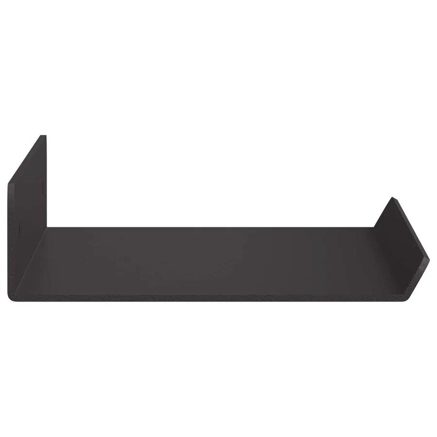 Étagère flottante 3 pcs Noir 40 x 9 x 2,5 cm Acier - 6