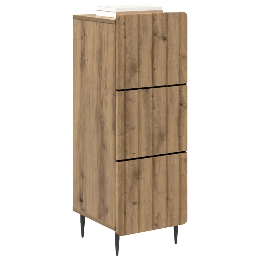 Armoire à tiroirs 33 x 34,5 x 92 cm Bois d'ingénierie - 3