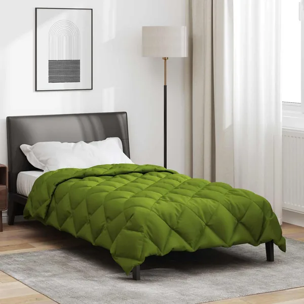 Duvet d'hiver Vert 135 x 200 cm Microfibre