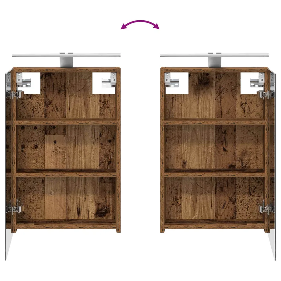 Ensemble de Meubles de Salle de Bain 3 pcs 100 x 10,5 x 60,5 cm - 12