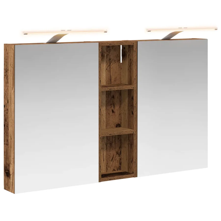 Ensemble de Meubles de Salle de Bain 3 pcs 100 x 10,5 x 60,5 cm - 2