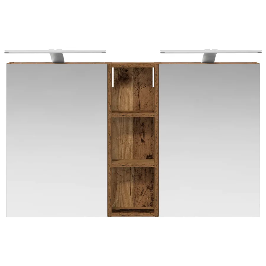 Ensemble de Meubles de Salle de Bain 3 pcs 100 x 10,5 x 60,5 cm - 6