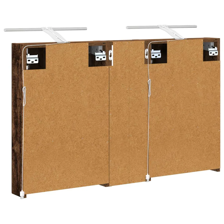 Ensemble de Meubles de Salle de Bain 3 pcs 100 x 10,5 x 60,5 cm - 9