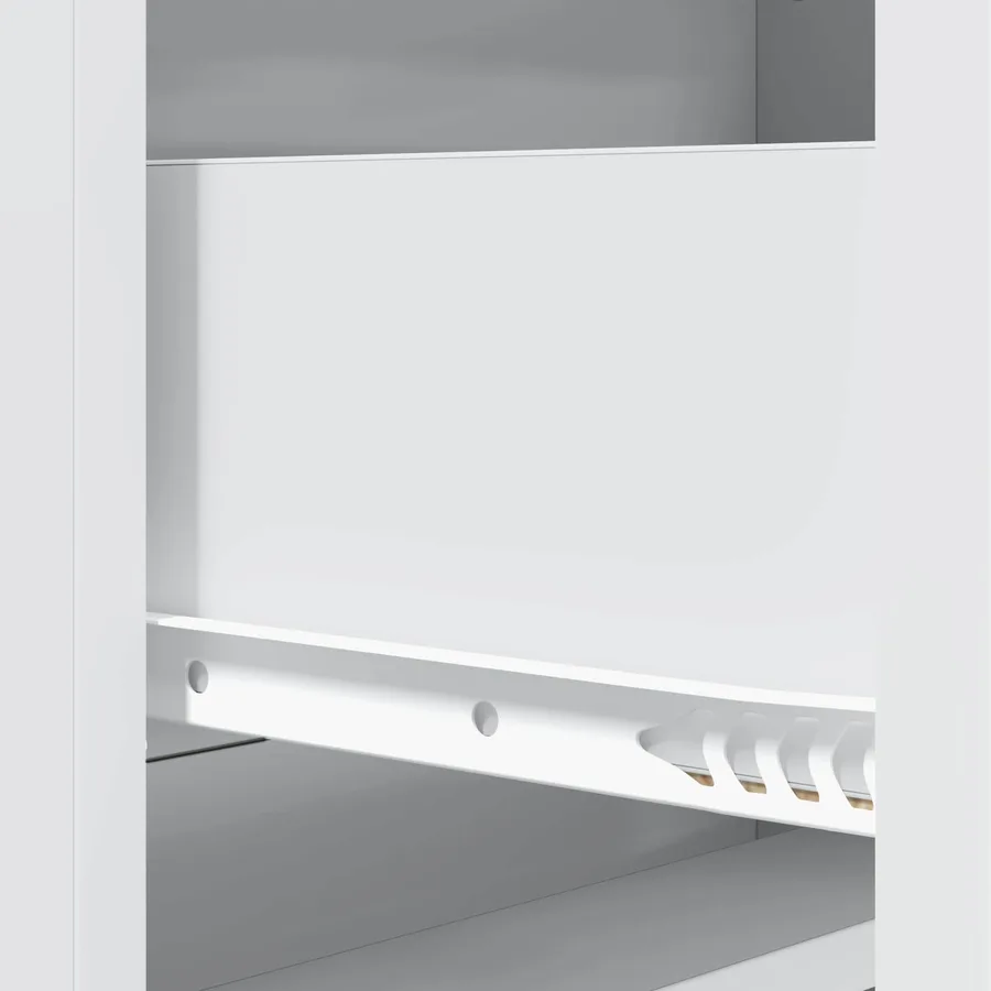 Armoire à tiroirs Blanc 66 x 34,5 x 92 cm Bois d'ingénierie - 10