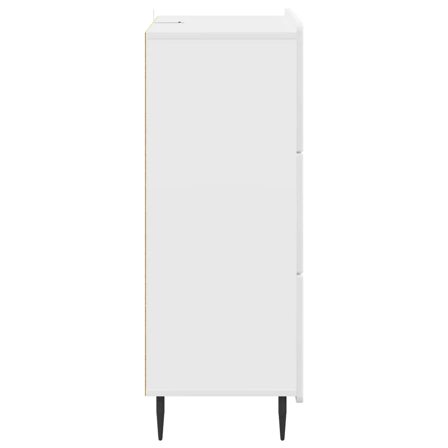 Armoire à tiroirs Blanc 66 x 34,5 x 92 cm Bois d'ingénierie - 7