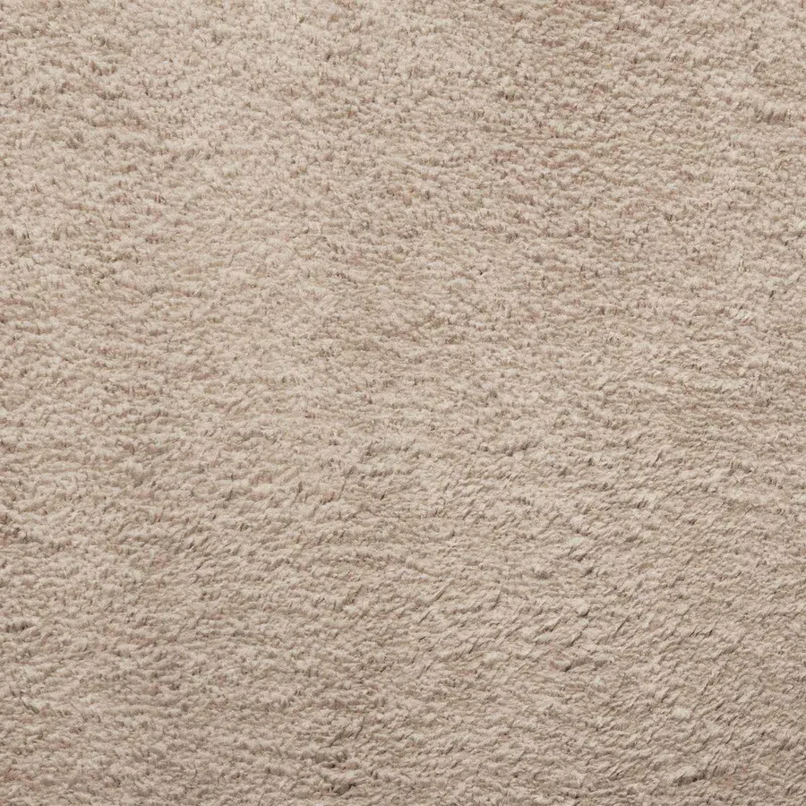Tapis doux à poils moyens et lavable HUARTE Sable 80 x 500 cm - 9