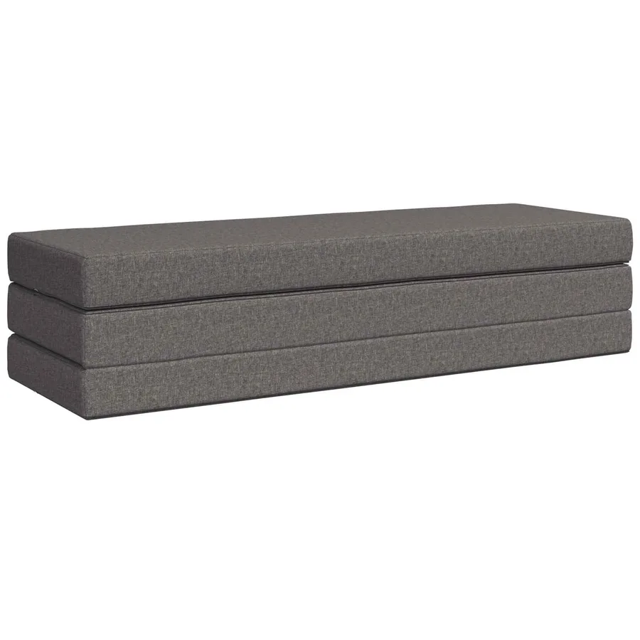 Canapé-lit pliable 200 x 67 x 45 cm Gris clair - 3