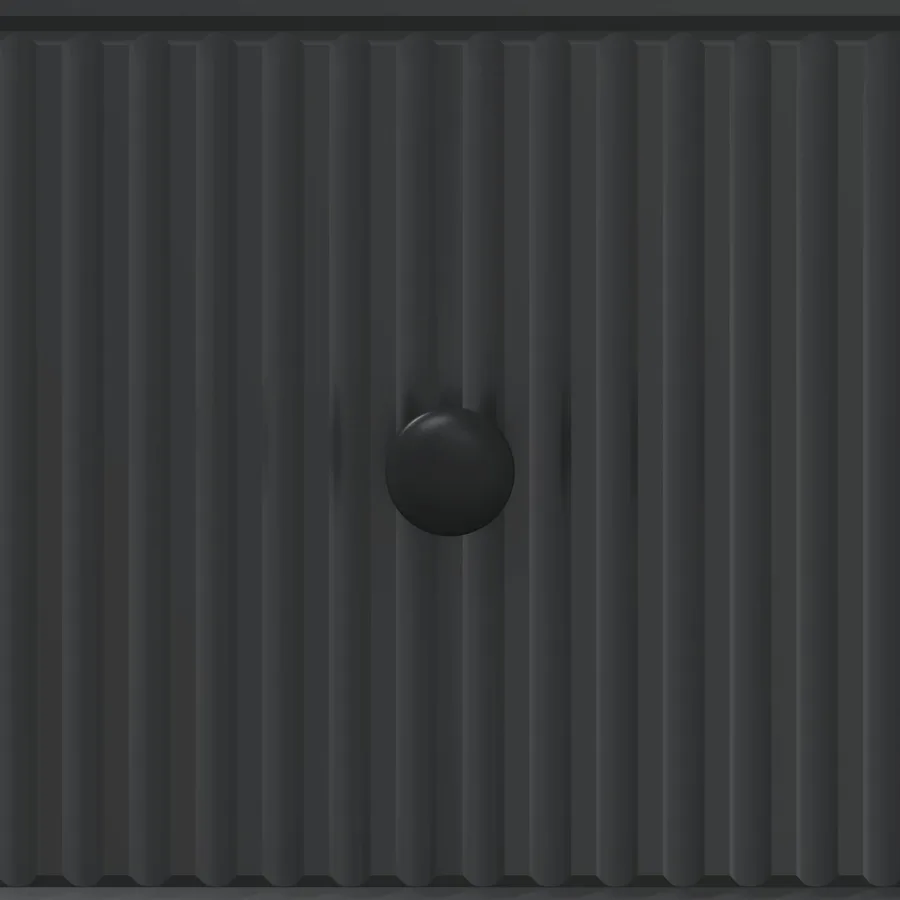 Armoire à tiroirs Noir 33 x 34,5 x 90 cm Bois d'ingénierie - 9